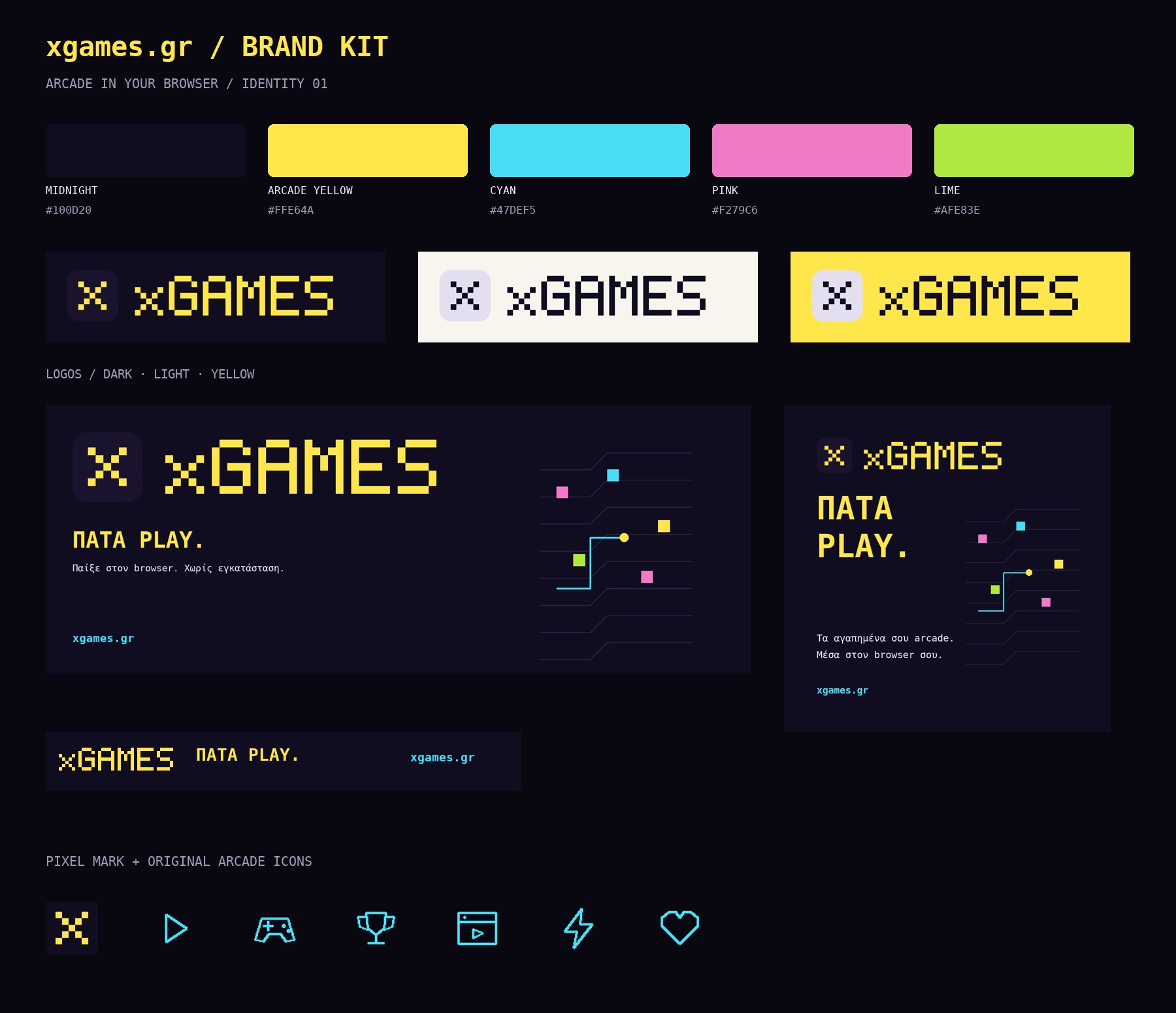 Επισκόπηση της ταυτότητας του xGAMES